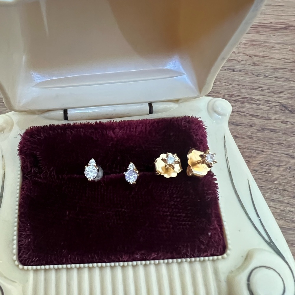 Mixed Silver 925 Stud Earrings lot